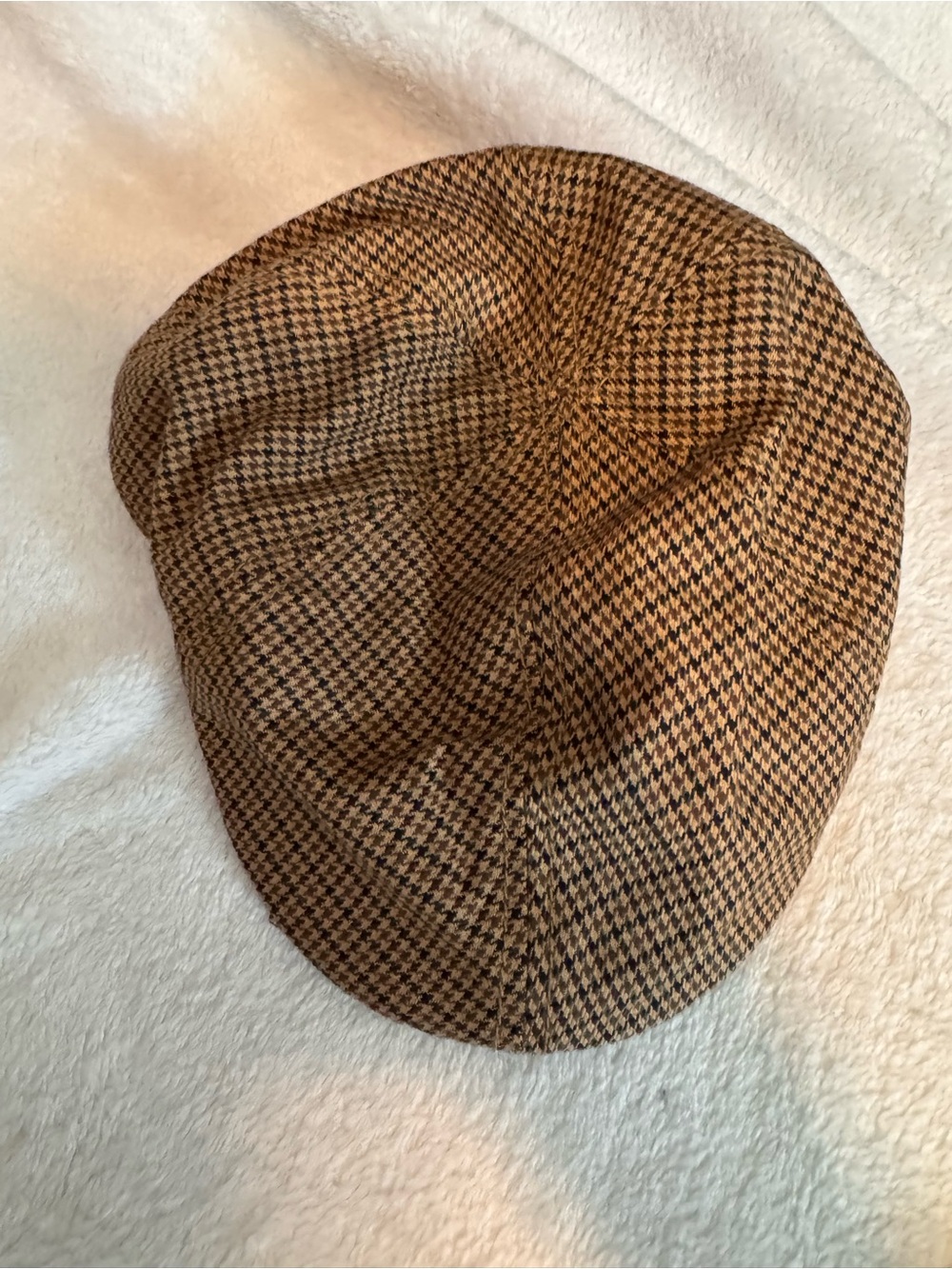 Lids Brown Houndstooth Newsboy Cap